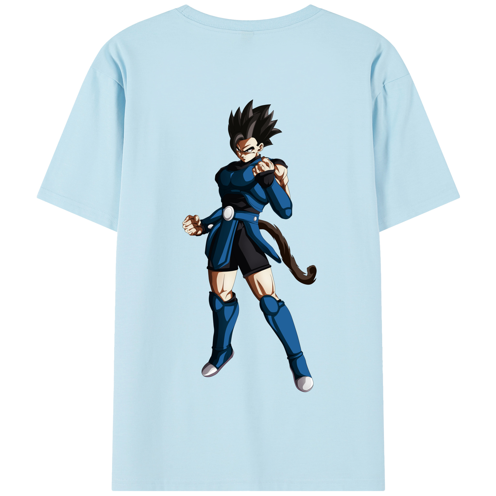 （画像用） ドラゴンボール 孫 悟飯（そんごはん）DRAGON BALL Son Gohan 綿100％半袖Tシャツ（背面プリント）